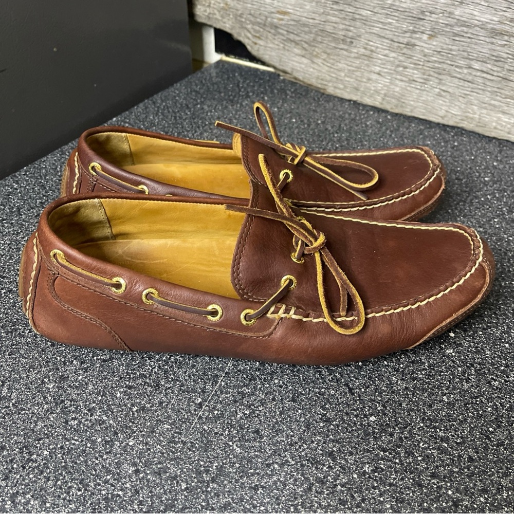 Men's Brown Leather Loafers